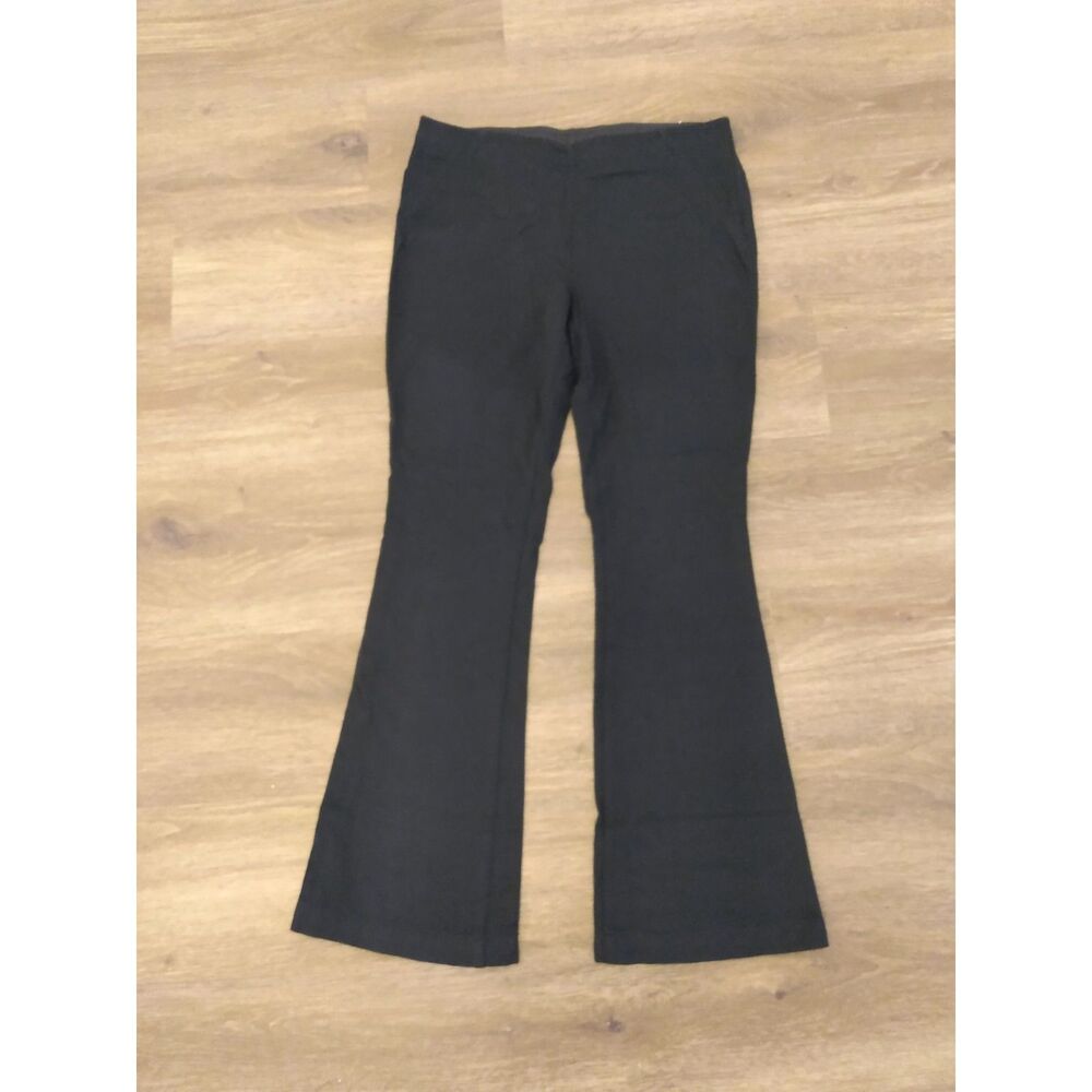Chico's Women's Size 0 Regular (Fits Sizes 4-6) Black Stretch Flare Pant